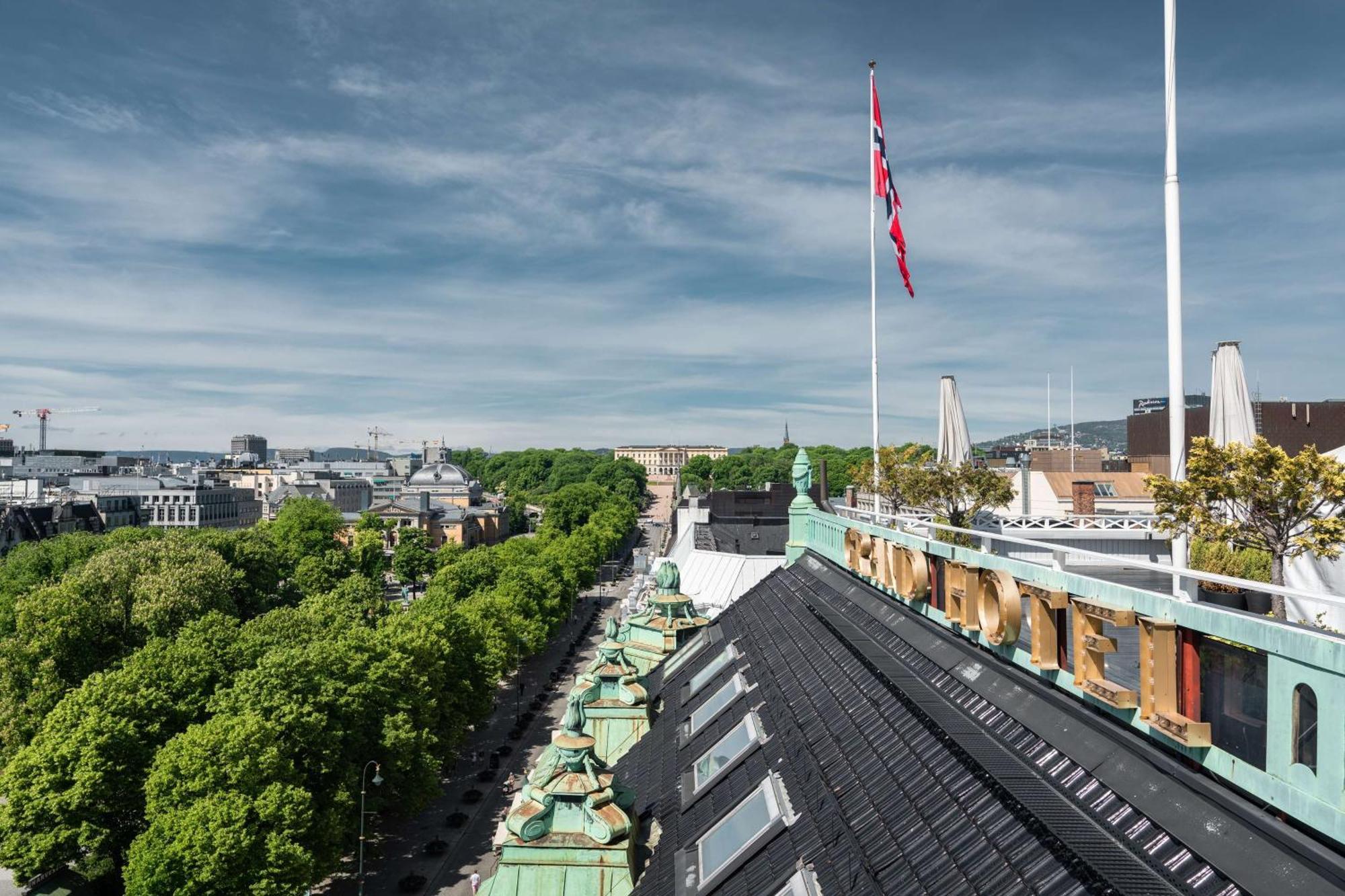 Grand Hotel Oslo Exterior photo View from the top of the hotel